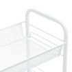 3-Tier Kitchen Trolley White 46x26x64 cm Iron