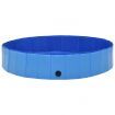 Foldable Dog Swimming Pool Blue 160x30 cm PVC