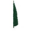 Slim Artificial Half Christmas Tree with Stand Green 240 cm