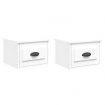 Wall-mounted Bedside Cabinets 2 pcs White 41.5x36x28cm