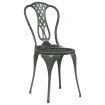 3 Piece Bistro Set Cast Aluminium Green