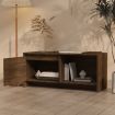 TV Cabinet Brown Oak 90x35x40 cm Engineered Wood