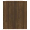 TV Cabinet Brown Oak 90x35x40 cm Engineered Wood