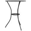 3 Piece Bistro Set Cast Aluminium Black