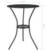 3 Piece Bistro Set Cast Aluminium Black