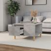 Coffee Table Concrete Grey 55x55x36.5 cm Engineered Wood