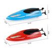 2.4GHz Fast RC Boats Mini RC Boats Water Toys for Pools and Lakes Color Blue