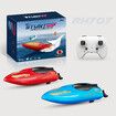 2.4GHz Fast RC Boats Mini RC Boats Water Toys for Pools and Lakes Color Blue