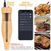 Wireless Meat Thermometer,450ft Meat Thermometer Digital,Smart APP Control Bluetooth Food Thermometer,Ultra-Sensitive Kitchen Thermometer with Thinner Probe for Cooking,Oven,Grill,BBQ