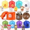 Toddler Learning Toys 6 Pcs Farm Animals Figures Montessori Toys for Toddlers, Counting and Sorting Toys, Birthday Gifts for Baby Girls Boys