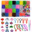 1500pcs Rubber Band Bracelet Kit Loom Bracelet Making Kit for DIY Art and Craft with 32 slots Storage Container,