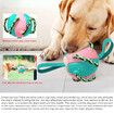 Rebound Frisbee Ball Interactive Training Ball Molar Ball Tug-of-war Toy Multifunctional Outdoor Football Dog Toy (Pink)