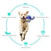 Rebound Frisbee Ball Interactive Training Ball Molar Ball Tug-of-war Toy Multifunctional Outdoor Football Dog Toy (Blue)