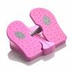 Mini Stepper,Under Desk Pedal Exerciser,Folding Colorful Foot Peddle,Physical Therapy Leg Exercisers Peddle,Relieves Varicose Veins (Pink)