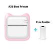 Mini Photo Printer For IPhone/Android,1000mAh Portable Thermal Photo Printer For Gift Study Notes Work Children Photo Picture Memo Color Pink