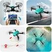 4K HD Camera FPV Quadcopter 3D Flip 2.4GHz RC Drone with LED Lights 1 Battery