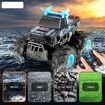 Amphibious RC Car 1:16 4WD OffRoad Remote Control Vehicle Double Sided Flip Driving Drift Rc Cars Suitable For Desert And Pool (Red)