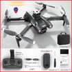 Brushless Motor GPS Drone, 2.4g Wifi FPV 4K EIS Dual-Camera Aircraft Brushless Obstacle Avoidance Foldable Rc Dron Quadcopter Toy