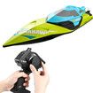 S2 High Speed RC Boats ,Remote Control Boat for Pools and Lakes, Capsize Recovery, Low Battery Reminder,2.4Ghz Racing Boats for Adults and Kids