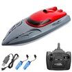 High Speed Remote Control Boat for Pools and Lakes, 2.4Ghz Fast Electric Racing Boat Gift for Adults and Kids(Red)