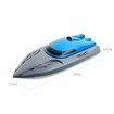 High Speed Remote Control Boat for Pools and Lakes, 2.4Ghz Fast Electric Racing Boat Gift for Adults and Kids(Blue)