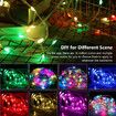 5m 50led Remote Control LED Christmas String Lights Smart Fairy string Waterproof Holiday wedding Garden Home Decoration