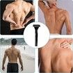 Men's Back Razor, Body Razor, Foldable Back Shaver for Men, Dry and Wet Shaving