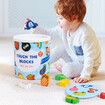 Explore the world of learning with Kid's Wooden Shape Color Fruit Animal Cognitive Touch GAME Building Blocks igniting minds through tactile play.