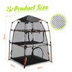 3 Tier Cat Tent Tower Enclosure Pet Dog House Playpen Rabbit Ferret Cage Outdoor Indoor Portable Foldable Gym Exercise Agility Climber