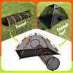 3 IN 1 Cat Tent Tunnel Enclosure Dog Pet House Tower Puppy Playpen Cage Rabbit Ferret Outdoor Indoor Gym Exercise Portable Foldable