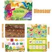 DIY Quiet Book Montessori Busy Book for Kids Dinosaur Preschool Learning Activities Learning & Education Toys