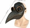 Funny Medieval Steampunk Plague Doctor Bird Mask, Latex Punk Cosplay Masks Beak Adult Halloween Event Cosplay Props