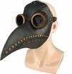 Funny Medieval Steampunk Plague Doctor Bird Mask, Latex Punk Cosplay Masks Beak Adult Halloween Event Cosplay Props