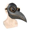 Funny Medieval Steampunk Plague Doctor Bird Mask, Latex Punk Cosplay Masks Beak Adult Halloween Event Cosplay Props