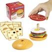 Wooden Sandwich Stacking Toys, Montessori Toys with Flash Cards Burger  Food Early Educational Preschool Study for Birthday Gift Xmas Party School