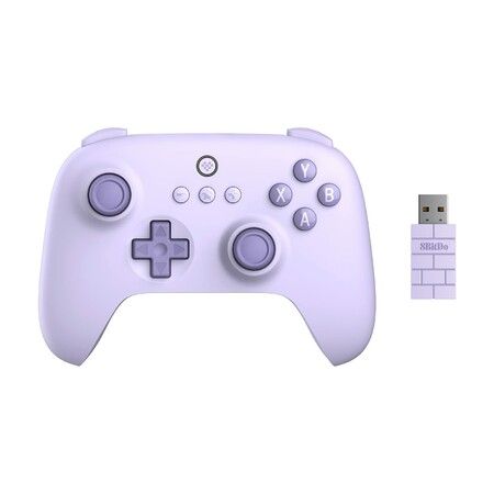 8Bitdo Ultimate C 2.4g Wireless Controller for Windows PC,Android,Steam Deck & Raspberry Pi (Lilac Purple)