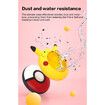 Silicone Case for Poke Ball GO Plus,Cute Rubber Case for Poke Ball GO Plus with Wrist Strap - Yellow