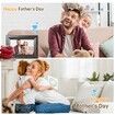 10.1 Inch Smart WiFi Digital Photo Frame 1280x800 IPS LCD Touch Screen,Auto-Rotate Portrait and Landscape,Built in 16GB Memory,Share Moments Instantly via Frameo App from Anywhere (All Black Wooden Frame)