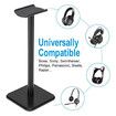 Headphone Stand, Universal Aluminum Metal Holder for AirPods Max, HyperX Cloud II, Wireless Headphones (Black)