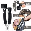 Guitar String Winder Cutter and Bridge Pin Puller, Guitar Repair Tool Functional 3 in 1 (Black)