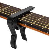 Guitar Capo, Capo for 6-String Acoustic and Electric Guitars, Bass, Mandolin, Ukulele, Black Guitar Capo (black)