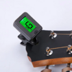 Guitar Tuner Clip On with Guitar Capo for Guitar, Bass, Violin, Ukulele, with LCD Display