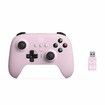 8Bitdo Ultimate 2.4g Wireless Controller With Charging Dock, 2.4g Controller for PC, Android, Steam Deck & iPhone, iPad, macOS and Apple TV (Pastel Pink)