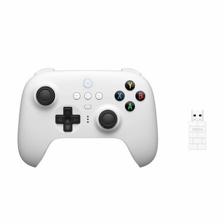 8Bitdo Ultimate 2.4g Wireless Controller with Charging Dock for Windows, Android & Raspberry Pi (White)