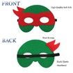 Turtles Mask for Kids Turtles Felt Masks Party Favors,Turtles Themed Game Video Birthday Party Supplies,Party Decoration Birthday Gift for Children Boys Girls (24 Packs)