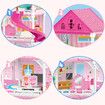 Doll Dream House Playhouse Furniture Princess Castle Toys Plastic Fairy Play Dollhouse Townhouse 15 Rooms 4 Storeys