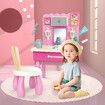 Kids Wash Basin Dresser Bathroom Sink Pretend Role Play Faucet Tap Toys Bath Imaginative Toiletries Automatic Water Circulation Playset