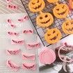 1 Set Pumpkin Stamp Cookie Cutter  Halloween Clay Cutters Biscuit and Sandwich Cutters  Food Grade for Cake