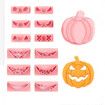 1 Set Pumpkin Stamp Cookie Cutter  Halloween Clay Cutters Biscuit and Sandwich Cutters  Food Grade for Cake