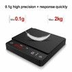 Coffee Scale, Rechargeable Espresso Scale,Weigh Digital Coffee Scale with Timer, 2kg/0.1g